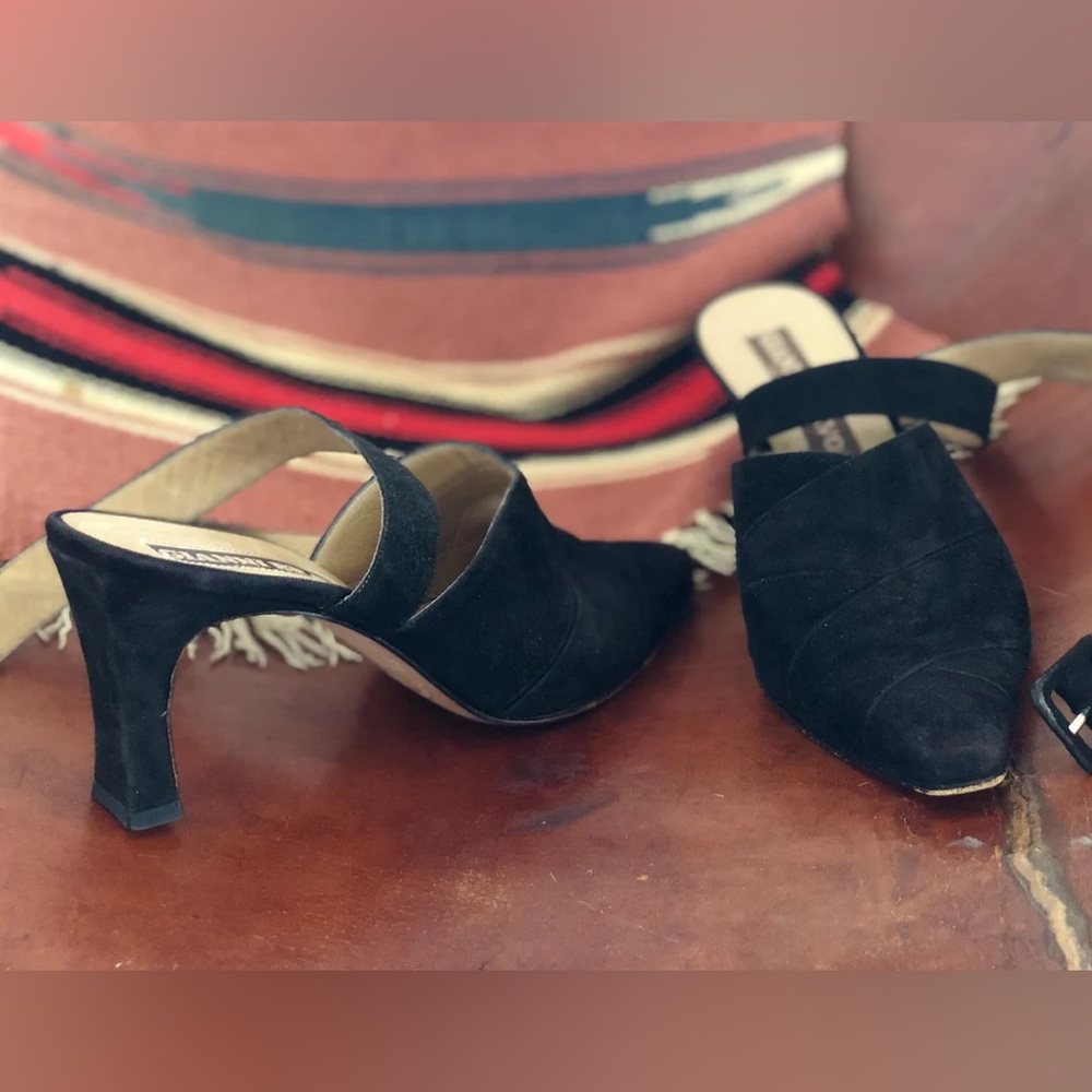Suede Italian Mules